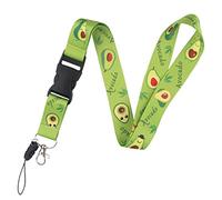 Teegxddy 1PCS cordón, elegante cordón con anillo de metal y hebilla, ideal para cuello de teléfono desmontable (aguacate)