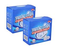 Teegxddy 2 cajas WC Acción Total Limpiador para Inodoro, Limpiador para WC, Cleaning Block Inodoro, Producto de Limpieza Súper Potente,3 en 1 Limpieza Profunda, Desodorante y Antical