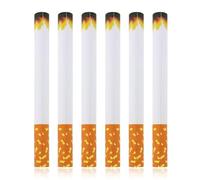 Teegxddy 6 Piezas de Cigarrillos Falsos de Juguete, Cigarrillos Falsos con Humo Realista,Perfectos para el Día de los Inocentes, Objetos de Atrezo para Fiestas,Fiestas de Baile de Halloween
