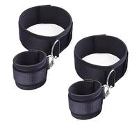 Teegxddy bdsm Sex Bondage Restraints Set, esposas eróticos sexuales mujer con correas ajustables para las piernas