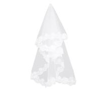 Teegxddy Velo de Novia 1.5m, Accesorio Nupcial Vintage para Boda y Fiesta