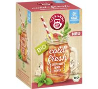 TEEKANNE Cold & Fresh Bio - Pomelo, Menta y Jengibre - 15 bolsitas de doble cámara TEEKANNE