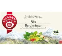 TEEKANNE Kräutergarten - Infusión de Hierbas Aromáticas de Montaña Bio - 20 bolsitas de doble cámara TEEKANNE