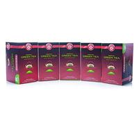Teekanne Premium Green Tea - Té verde (5 paquetes de 20 bolsitas de té), 5 x 35 g