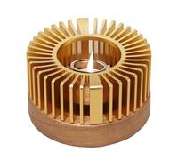 Teekannenwärmer, Teekannenwärmer-Basis, Teetassenwärmer für den Schreibtisch, luxuriöser Champagner-Gold-Teelichthalter, Sockel aus massivem Walnussholz, Heimdekoration, Getränkewärmer für Wohnzimmer,