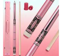 Teekerwang Pool Cue Stick 58" 19 20oz 2 Piece with 12.5mm Tip,Canadian Maple Pro Billiard Cue,for Adults/Beginner/Pro Player
