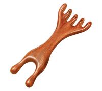 TEEKU Comb Fivetouch Peine Masaje de sándalo dorado (1 unidad) Cepillo facial (vino, talla única)