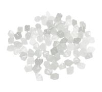 TEEKU Piedras de jardín que brillan en la oscuridad, color azul oscuro, para decoración al aire libre, agua brillante para pecera, grava, piedras luminosas decorativas para exteriores (blanco, talla