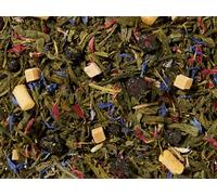 teemando® Mezcla de té verde Sencha Arándano/Amaretti Arándanos Pastelería Nota aromatizada 1 kg