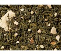 teemando® Mezcla de té verde Sencha Avellana/Lima, aroma a avellana y lima aromatizada, 1 kg