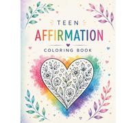 teen affirmation colouring book