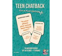 Teen Chatback: Cut & Play Edition: A Hilarious Cut & Play Card Game of Funny Comebacks, Cringe Parents & Chaotic Fun for Teens & Families