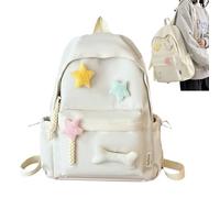Teen Girl SchoolRucksack - 16.1x12.6x5in Bookbag, leichte Casualdaypack, Laptop -Aufbewahrung mit großer Kapazität | Schulrucksack, Reise Rucksack für Jungenmädchen, Mittelschuüler, Teenager,