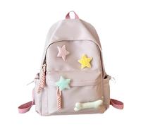 Teen Girl SchoolRucksack - 16.1x12.6x5in Bookbag, leichte Casualdaypack, Laptop -Aufbewahrung mit großer Kapazität | Schulrucksack, Reise Rucksack für Jungenmädchen, Mittelschuüler, Teenager, Rosa