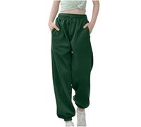 Teen Girls Wide Leg Cargo Joggers Baggy Sweatpants Kids Elastic Waist Straight Leg School Trousers Athletic Plain Sweat Track Pants for Teen Tracksuit Bottoms Y2K Hip Hop Streetwear