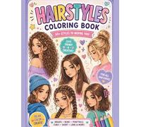 Teen Hairstyles - Coloring Book