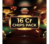Teen Patti Gold - 16 Cr Chips Pack Direct Top-Up - GLOBAL