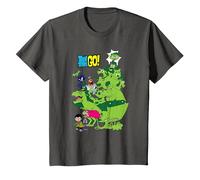 Teen Titans Go! Beast Boy Stack Camiseta, Niños, Asfalto, 10 años