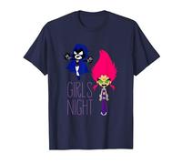 Teen Titans Go Girls Night Camiseta, Hombre, Azul Marino, 3XL