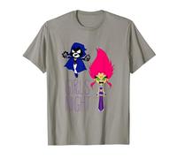 Teen Titans Go Girls Night Camiseta, Hombre, Pizarra, 3XL