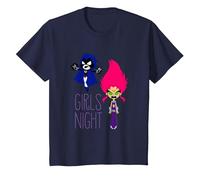 Teen Titans Go Girls Night Camiseta, Niños, Azul Marino, 2 años