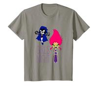 Teen Titans Go Girls Night Camiseta, Niños, Pizarra, 2 años
