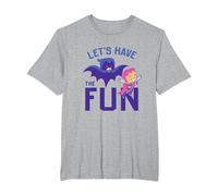 Teen Titans Go Let's Have The Fun Camiseta, Hombre Tallas Grandes, Gris Jaspeado, 5X Alto