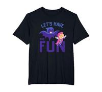 Teen Titans Go Let's Have The Fun Camiseta, Hombre Tallas Grandes, Negro, 3X Alto