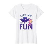 Teen Titans Go Let's Have The Fun Camiseta, Mujer, Blanco, XXL