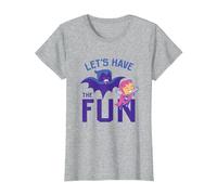 Teen Titans Go Let's Have The Fun Camiseta, Mujer, Gris Jaspeado, M