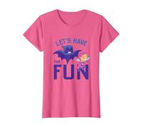 Teen Titans Go Let's Have The Fun Camiseta, Mujer, Rosa Jaspeado, 3XL