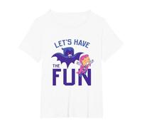 Teen Titans Go Let's Have The Fun Camiseta, Mujer Tallas Grandes, Blanco, 4XL Grande