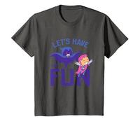 Teen Titans Go Let's Have The Fun Camiseta, Niños, Asfalto, 2 años