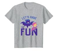 Teen Titans Go Let's Have The Fun Camiseta, Niños, Gris Jaspeado, 2 años