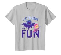 Teen Titans Go Let's Have The Fun Camiseta, Niños, Plata, 12 años