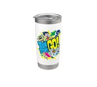 Teen Titans Go! Logo And Titans Vaso térmico de acero inoxidable de doble pared