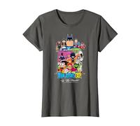 Teen Titans Go! To The Movies Hollywood Camiseta, Mujer, Asfalto, XS