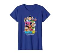Teen Titans Go! To The Movies Hollywood Camiseta, Mujer, Azul Real, XXL
