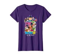 Teen Titans Go! To The Movies Hollywood Camiseta, Mujer, Morado, XXL