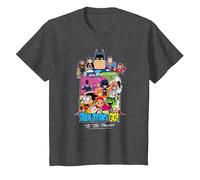 Teen Titans Go! To The Movies Hollywood Camiseta, Niños, Jaspeado Oscuro, 3 años
