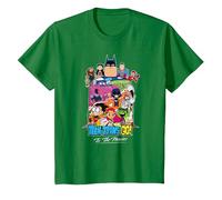 Teen Titans Go! To The Movies Hollywood Camiseta, Niños, Verde Kelly, 6 años