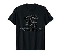 Teen Trouble Vibes Edgy Statement Design Camiseta