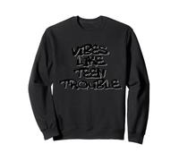 Teen Trouble Vibes Edgy Statement Design Sudadera