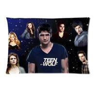 Teen Wolf Main Figure Wolf Custom Zippered Rectangle Pillow Case Pillowcases Size:16"x 24" (Two Sides)