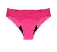 Teenage Girls Absorbent Menstrual Knickers Cotton Period Panties Postpartum Panty Protective Sport Underwear Heavy Flow Leak Proof Crotch Comfortable Briefs Rose Red L