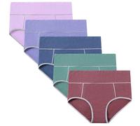Teenage Girls Cotton Knickers Heavy Flow Period Pants Hipster Menstrual Briefs Sporty Postpartum Panty Absorbent Leak Proof Underwear Pack Of 5 Multicolor Xs