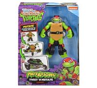 Teenage Mutant Ninja 84292CO Tales Turtles Twist N Mutate Raphael. Se transforma de Figura de acción a vehículo sigiloso, Multicolor