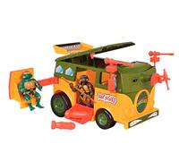 Teenage Mutant Ninja Figura de acción de tortugas, carro de fiesta original, amarillo verde, M, 81288