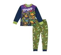 TEENAGE MUTANT NINJA Pijama de Tortuga para Niños, TMNT, Algodón, Regalos de Tortugas Ninja, Morado, 7-8 Años