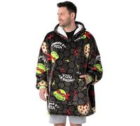 TEENAGE MUTANT NINJA Sudadera con Capucha Gris para Hombres Turtles | Libere la Comodidad del Poder de Las Tortugas con Este TMNT VUddie | Una Talla para Todos | Acogedoras Aventuras te esperan
